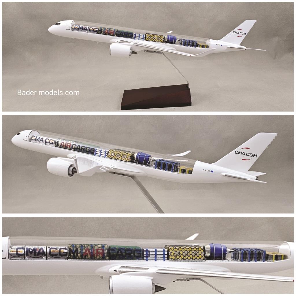 CMA CGM - A350F - (1:144) - 180° Clear Top